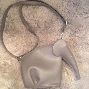 Gray elephant bag